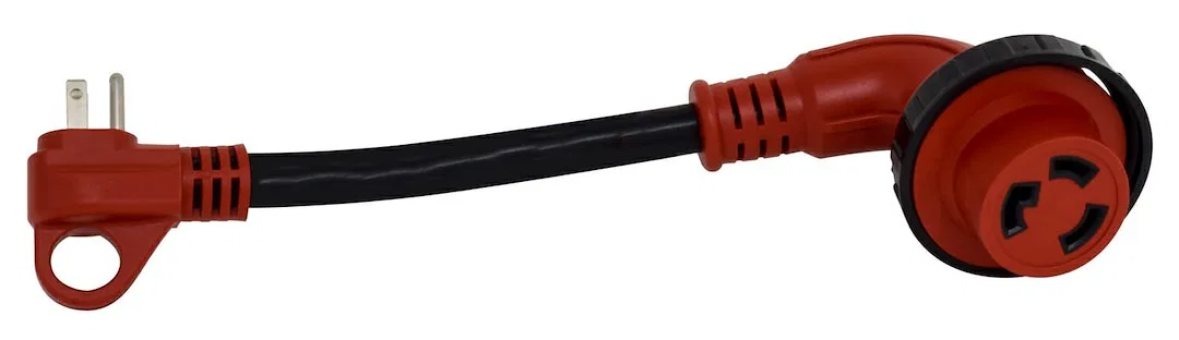 A10-1530D90 – VALTERRA LLC Power Cord Adapter, For Connecting RV Power Inlet To Standard Power Source 15 Amp Male To ...